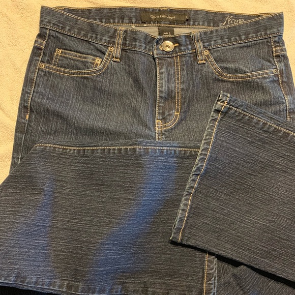 Calvin Klein Jeans Denim - Calvin Klein stretchy denim bootcut jeans size 8 Calvin Klein Jeans Denim - Calvin Klein stretchy denim bootcut jeans size 8